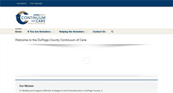 Desktop Screenshot of dupagehomeless.org