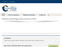 Tablet Screenshot of dupagehomeless.org